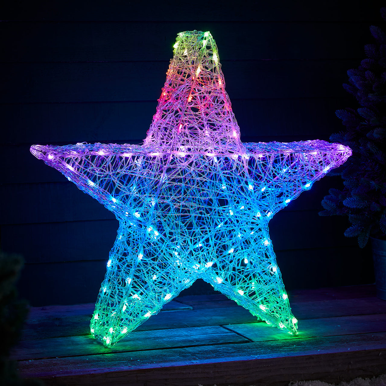 Twinkly 82cm smarter Weihnachtsdeko – Stern LED