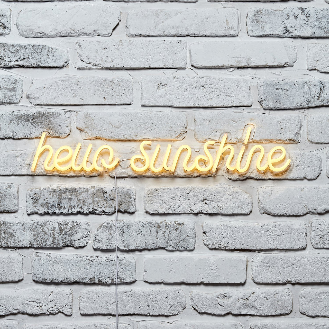Neon Schriftzug Hello Sunshine –